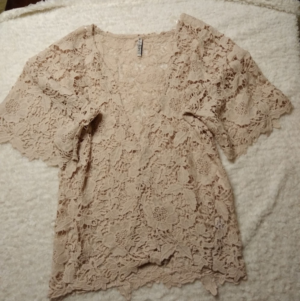 R&B lace cardigan
